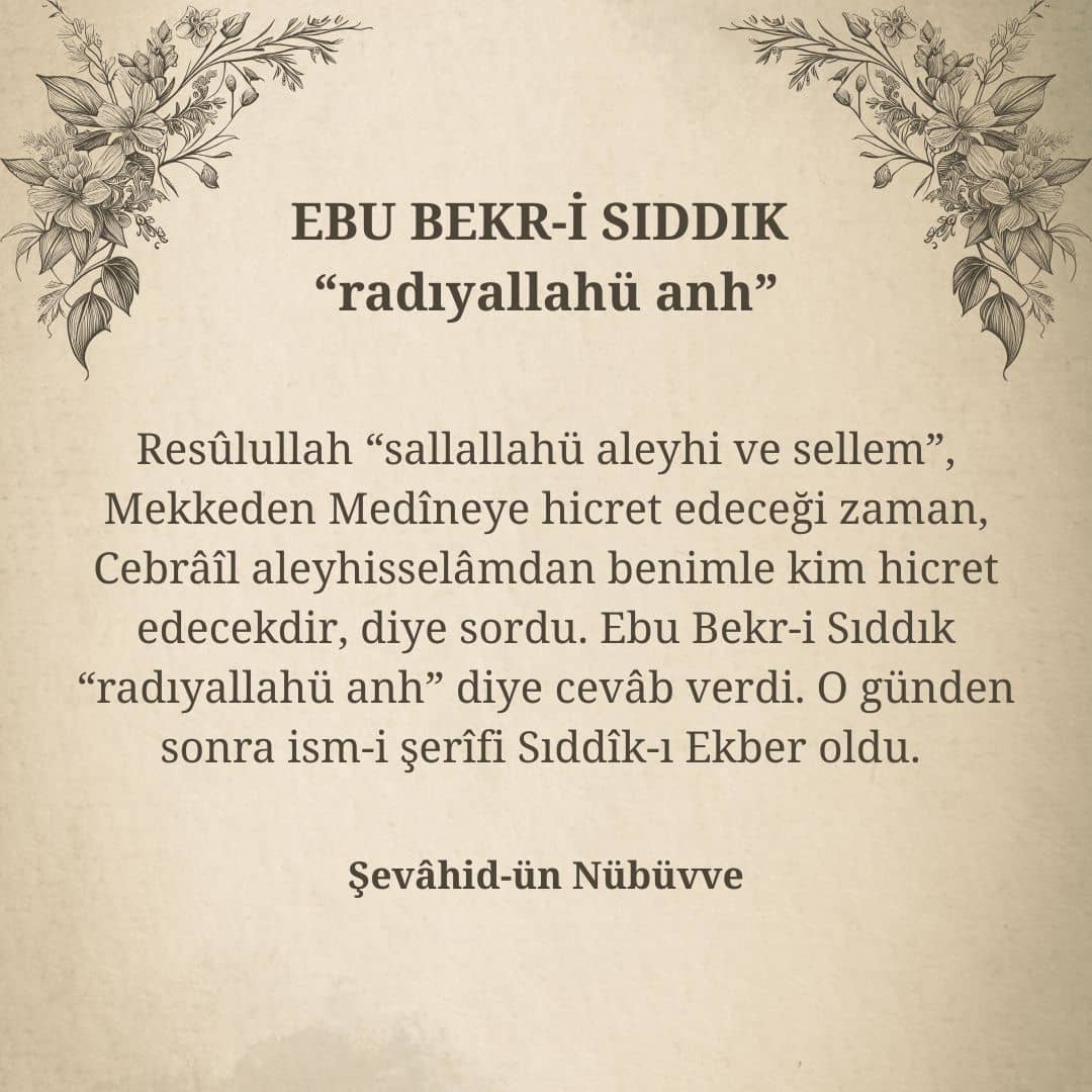 Ebu Bekr-i Sıddık (41)